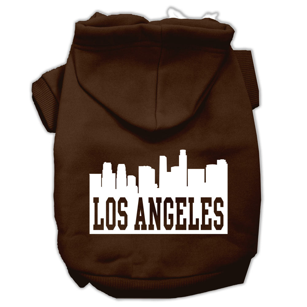 Pet Hoodie "Los Angeles Skyline"