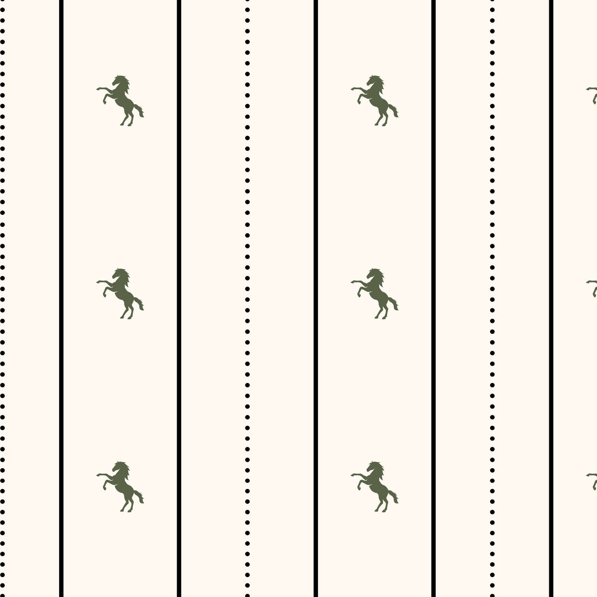 I'm Not Too Western (Green Horse) Wallpaper
