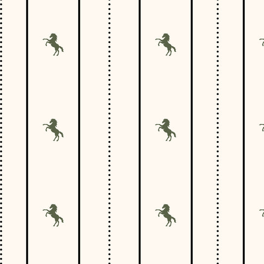 I'm Not Too Western (Green Horse) Wallpaper
