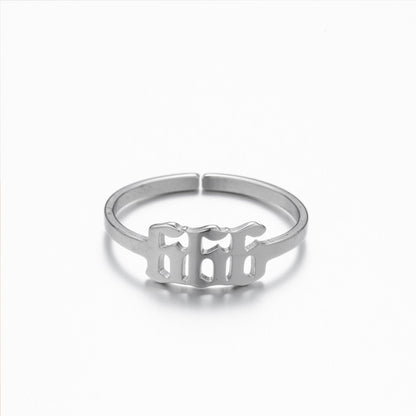 Women's & Men's Lucky Digital Angel Opening Gold Commemorative Rings