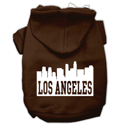 Pet Hoodie "Los Angeles Skyline"