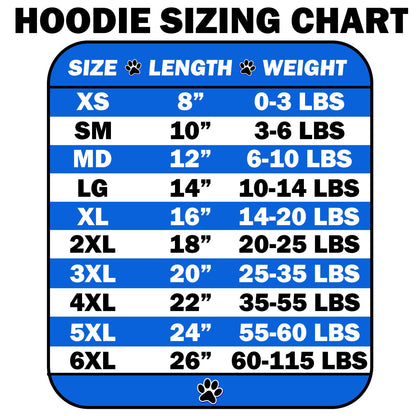 Pet Hoodie "Los Angeles Skyline"