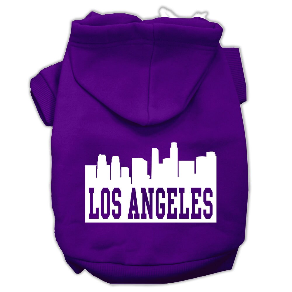 Pet Hoodie "Los Angeles Skyline"