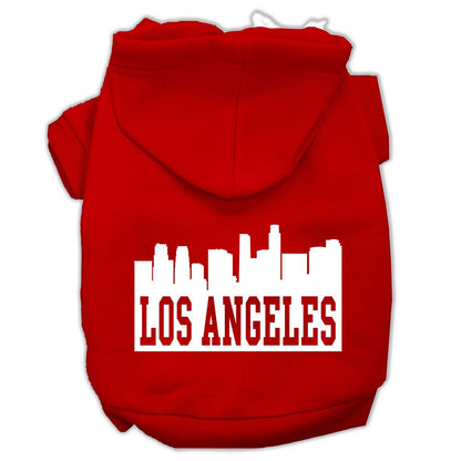 Pet Hoodie "Los Angeles Skyline"