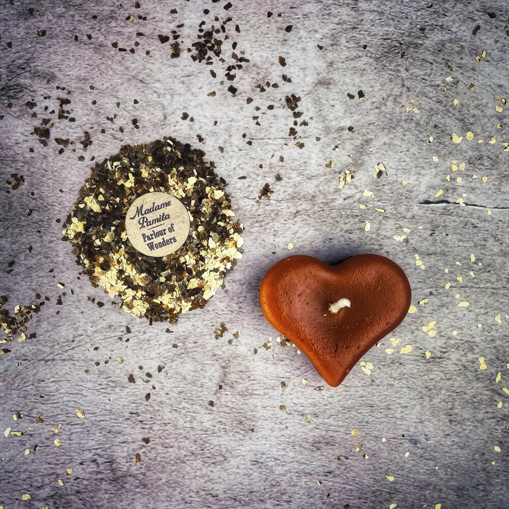 Mini Heart Candle Spell Kit - Love Influence & Emotional Healing Magic